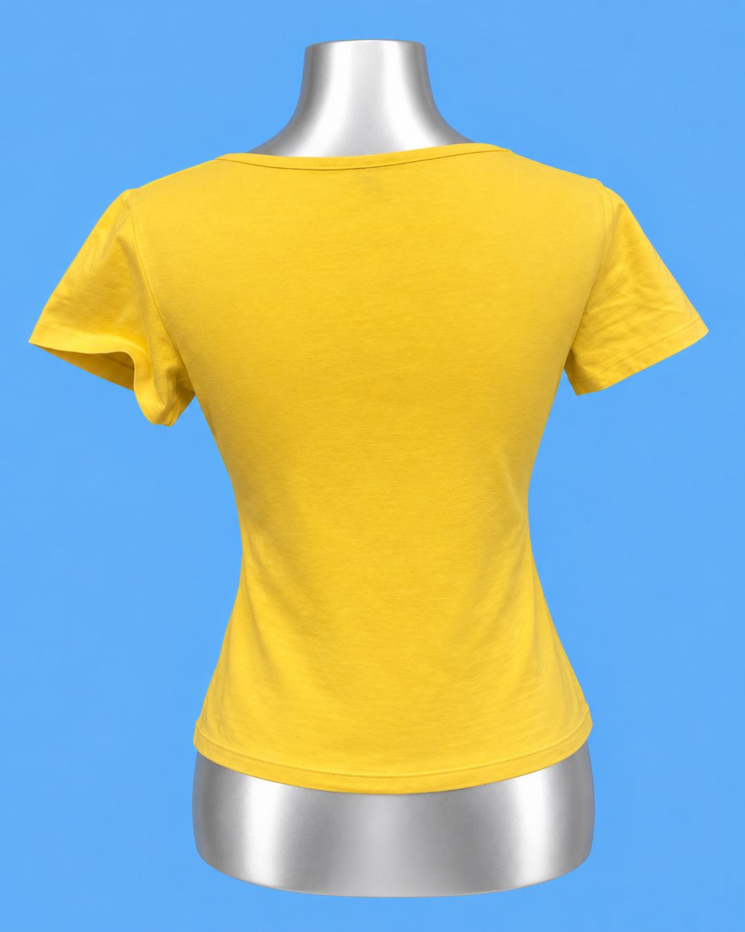D&G Yellow Pearl-Embellished Logo T-Shirt