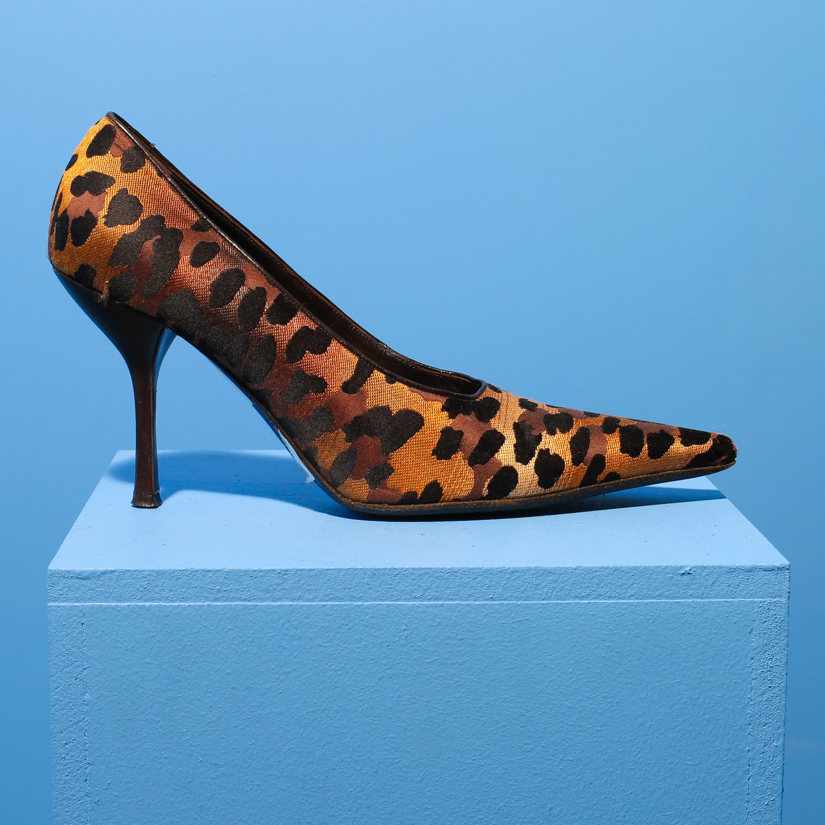 MOSCHINO LEOPARD HEELS