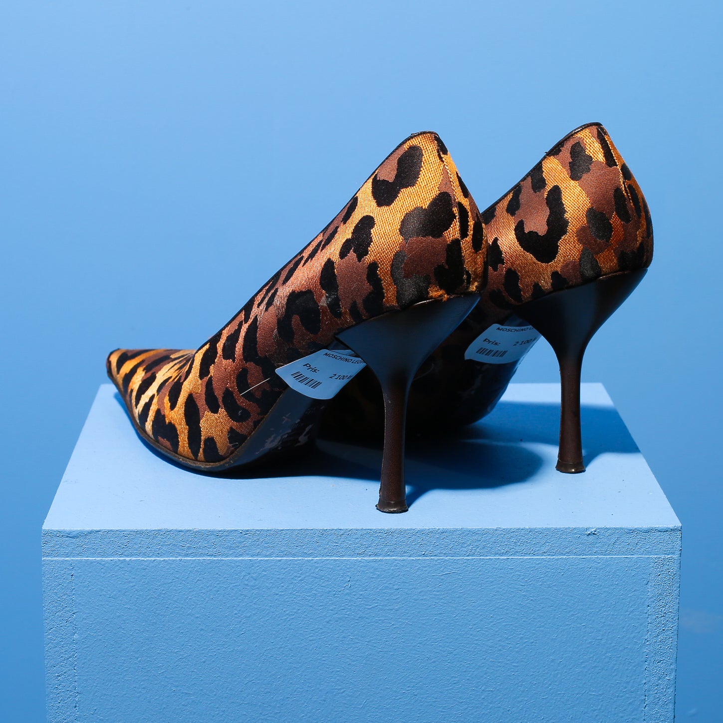 MOSCHINO LEOPARD HEELS