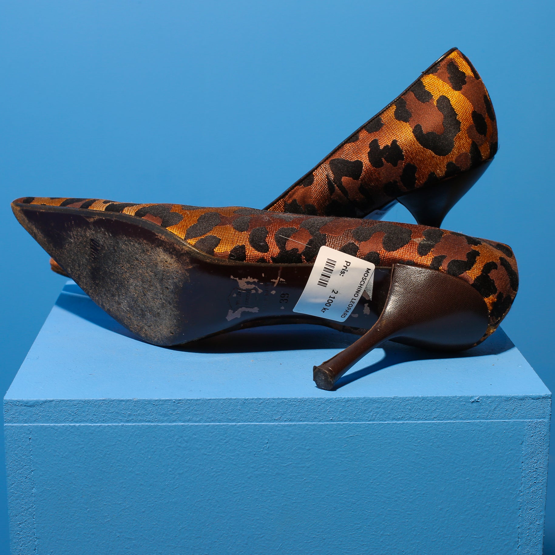 MOSCHINO LEOPARD HEELS