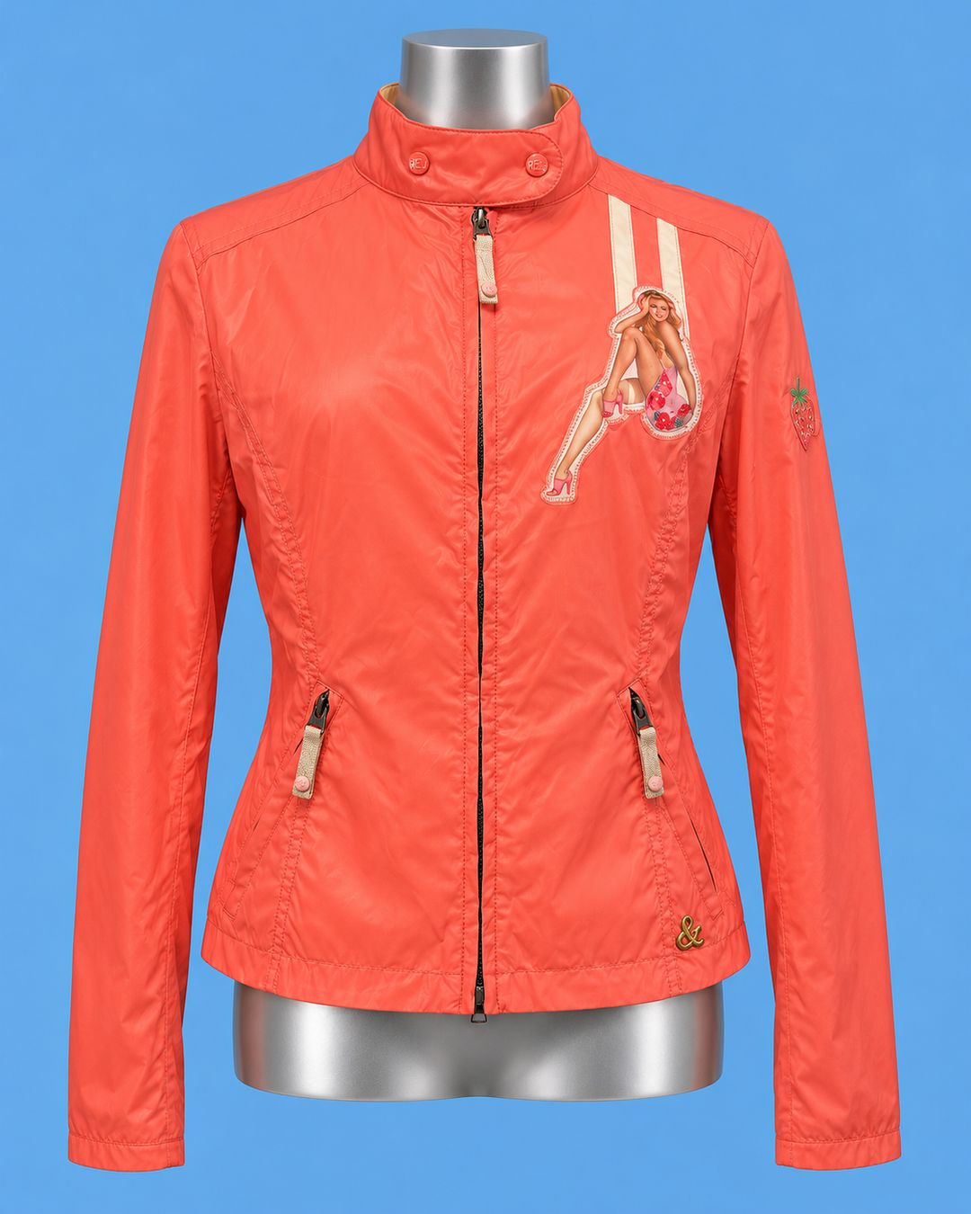 KEJO Coral Pink Pin-Up Jacket