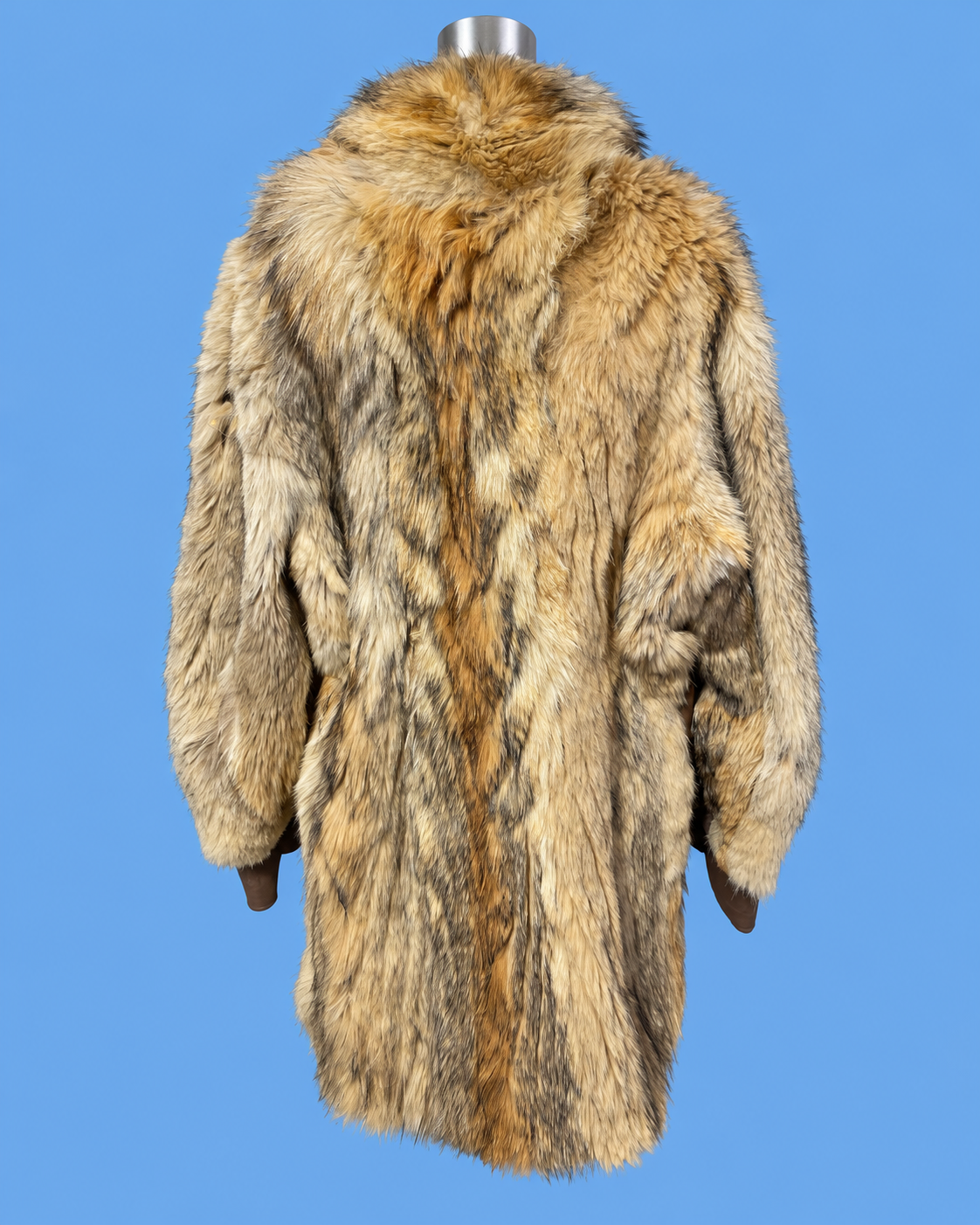 Vintage Golden Fox-Style Fur Coat