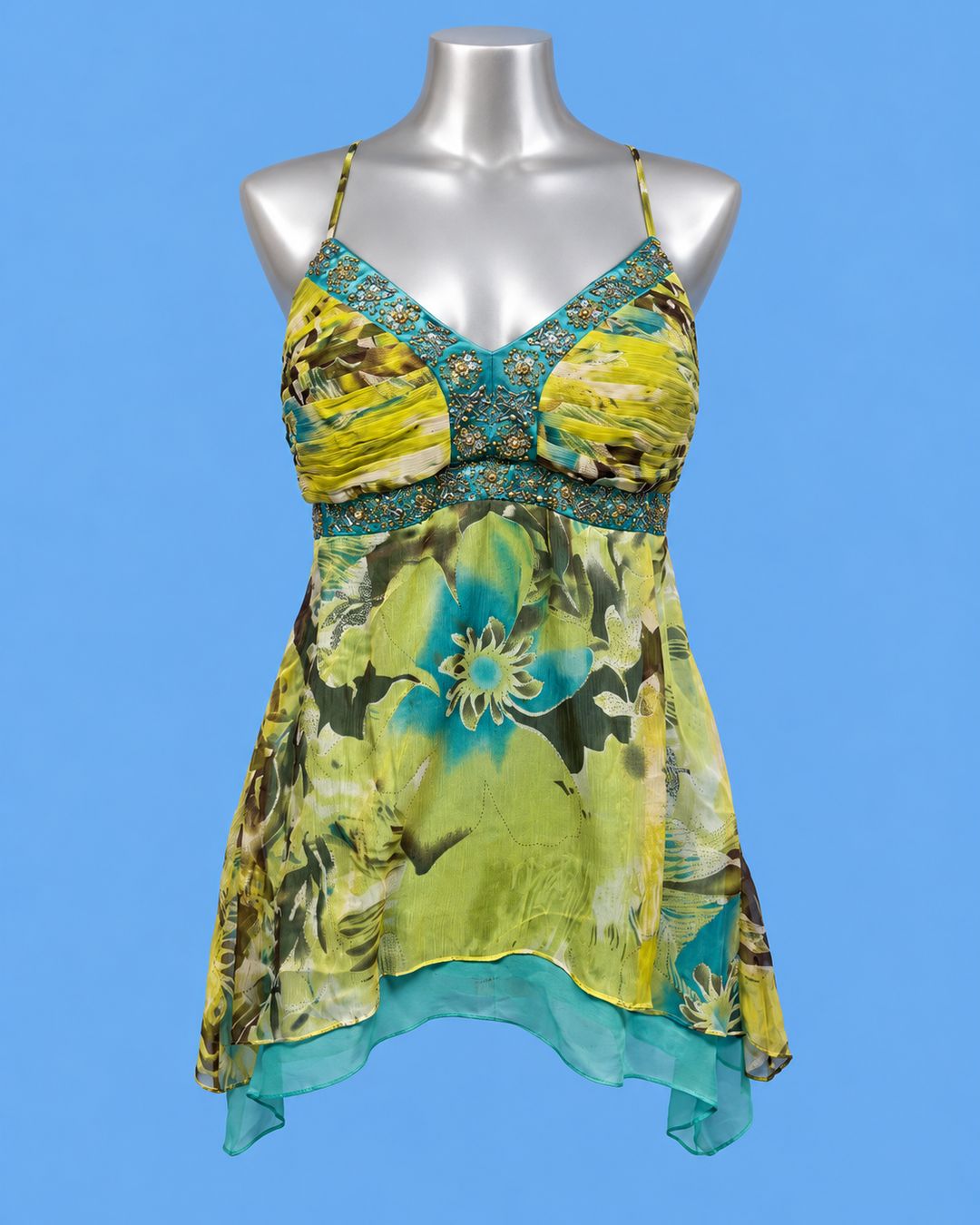 BRIN DE FEMME Embellished Floral Camisole