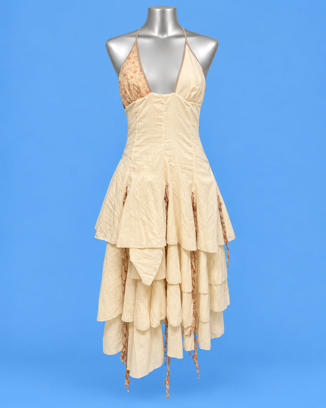 IN LOVE BY CARLING Ivory Tiered Dress