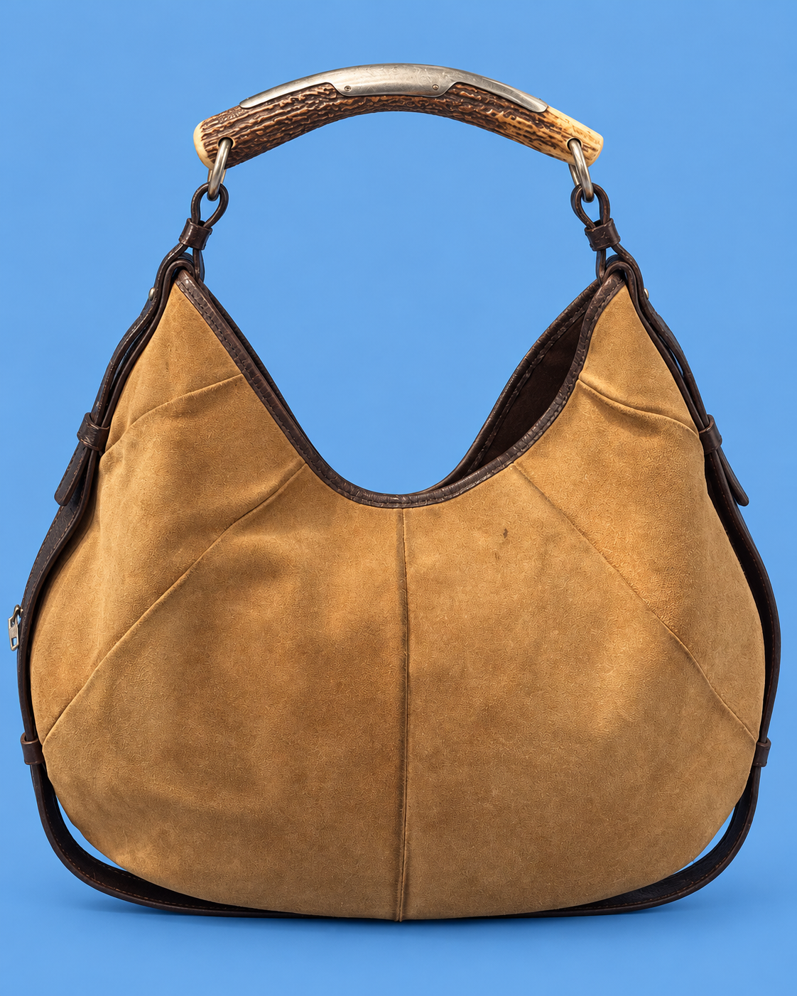 Yves Saint Laurent Tan Mombasa Shoulder Bag