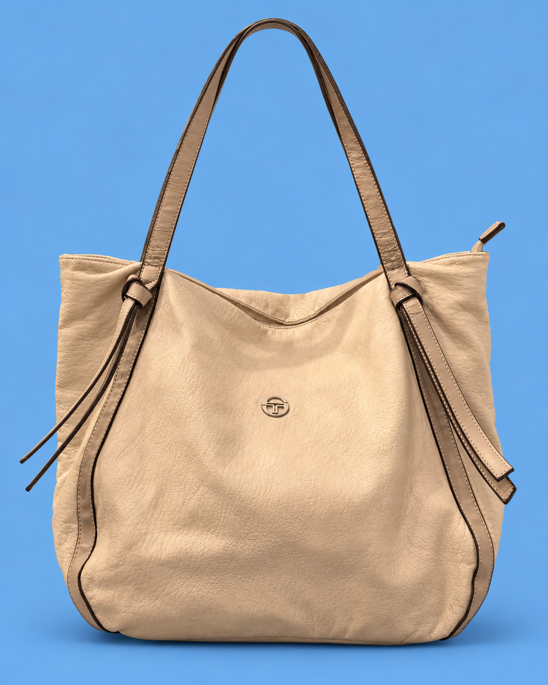 Sergio Tacchini Cream Tote Bag