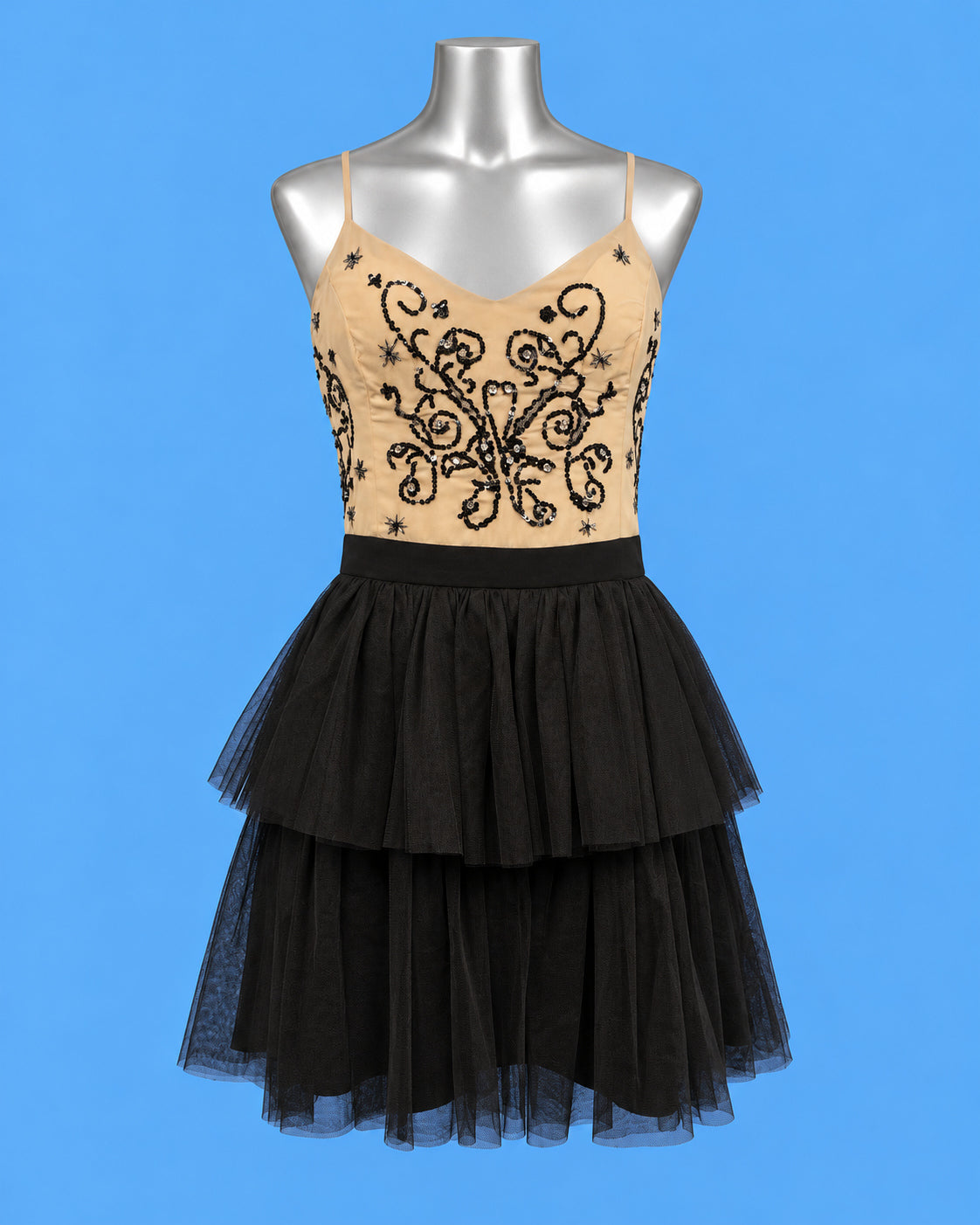 SUITE BLANCO Embellished Tulle Dress